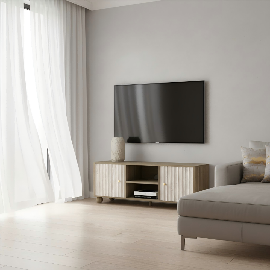 Pebble Groove TV Stand